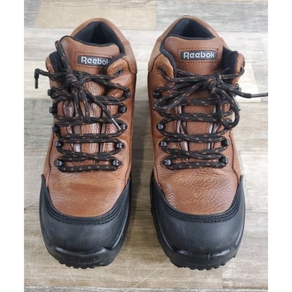 Reebok Tiahawk Mens 6 Composite Toe Work Boots Brown‎ Leather Workwear Outdoor
